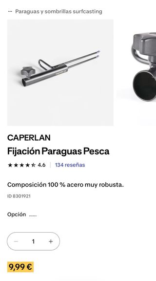 Parasol Refugio  Carpfishing / Pesca