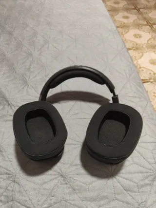 Auriculares Gaming Negros con Luces LED Verdes