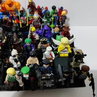 Figuras LEGO (bootleg) Marvel DC Variadas