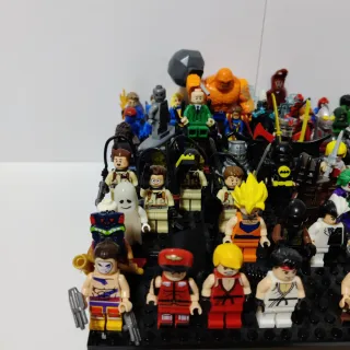 Figuras LEGO (bootleg) Marvel DC Variadas