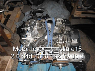 1AZ-FTV Toyota Corolla E15 2.0 D4D diésel