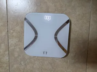 Báscula digital de vidrio