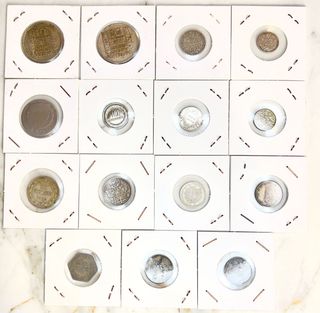 Lote Monedas Plata Varios Países