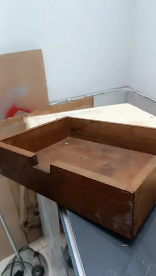 Cajón de madera de castaño