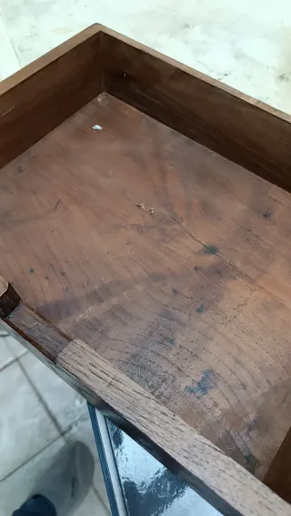 Cajón de madera de castaño
