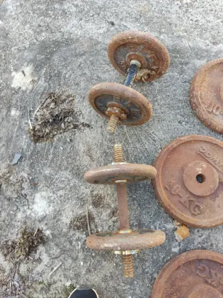 Juego de pesas DOMYOS 10 kg