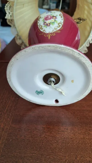 Antica abatjour francese in porcellana