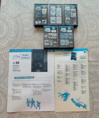 Tintín en francés–Colección completa 22 fascículos