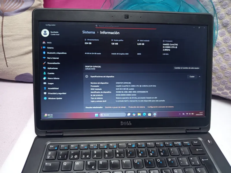 Dell Latitude E5450 i5 8GB RAM SSD afbeelding 2
