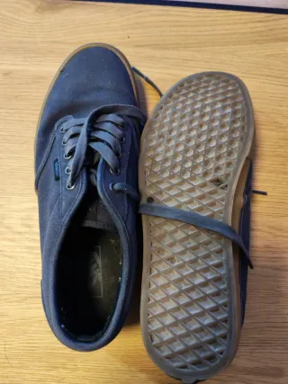 Zapatillas Vans Azul Marino y Marrón