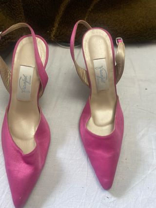 Zapatos de tacón Franjul rosas