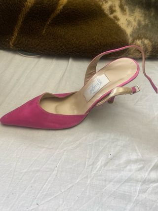 Zapatos de tacón Franjul rosas