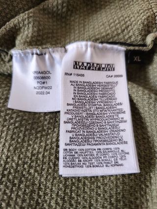 Chaqueta cárdigan Napapijri verde oliva