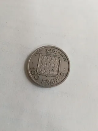 Moneda Mónaco 100 Francos