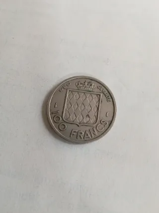 Moneda Mónaco 100 Francos