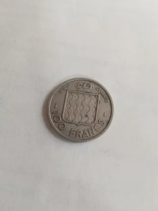 Moneda Mónaco 100 Francos