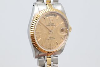 Tudor Prince Date+Day 76213 Esfera Oro