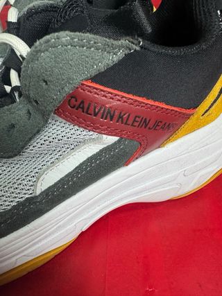 Zapatillas Calvin Klein Jeans Blancas y Amarillas