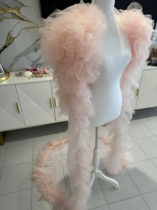 Nuevo Chal Novia Rosa T.Única