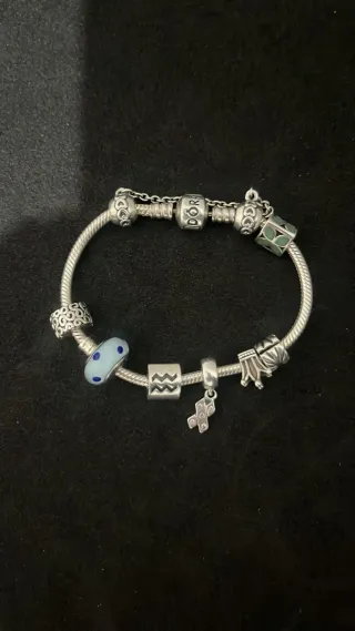Pulsera Pandora Plata 925 con Charms