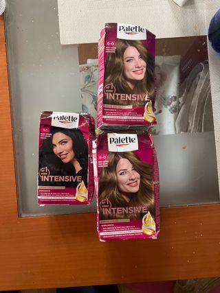 Pack 5 tintes pelo Palette