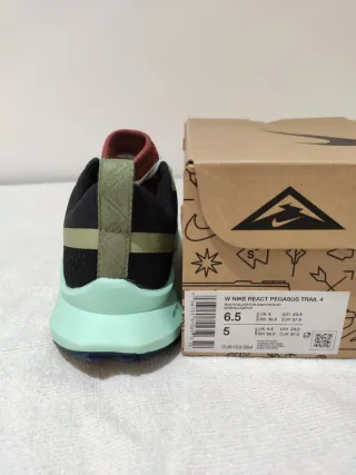 T37,5 Zapatillas W Nike React Pegasus Trail 4