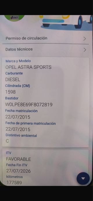 Opel Astra sports 2015