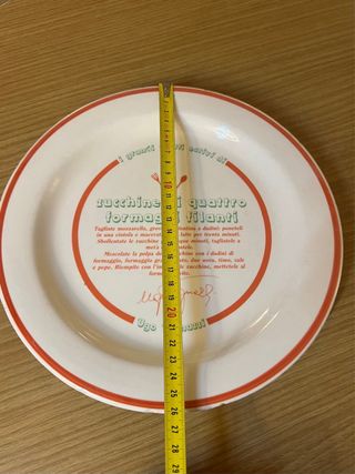Piatto Ugo Tognazzi vintage
