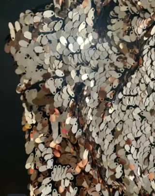 Top lentejuelas Stradivarius dorado