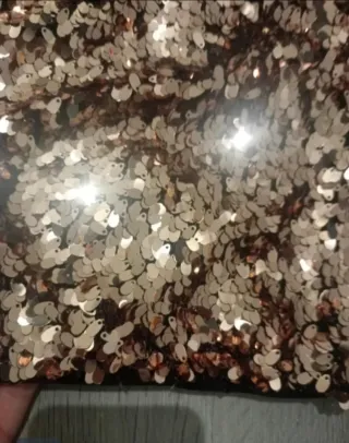 Top lentejuelas Stradivarius dorado