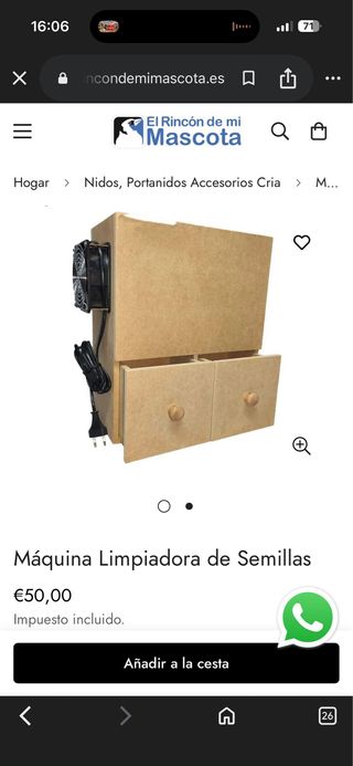 Máquina Limpiadora de Semillas