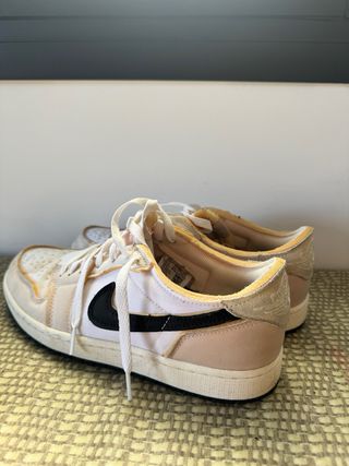 Zapatillas Air Jordan 1 Low Beige/Blanco