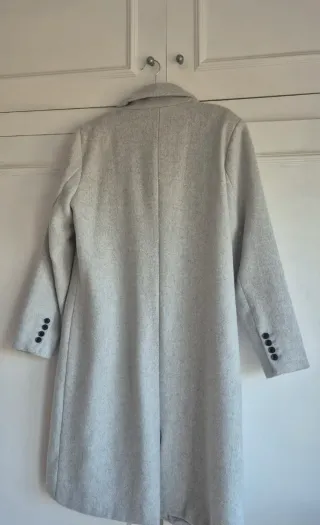Abrigo gris 30% lana