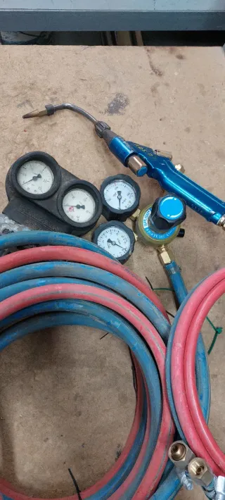 Soplete Oxi-Acetileno con Manómetros