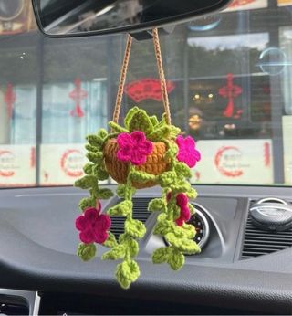 Planta Colgante Decorativa Crochet