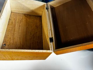 Caja Antigua Madera LOTO Francesa Vintage