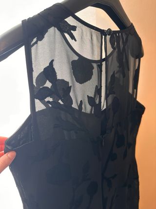 Vestido negro noche talla 44