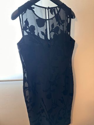 Vestido negro noche talla 44