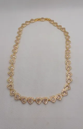 Conjunto Gargantilla y Brazalete Chapado Oro