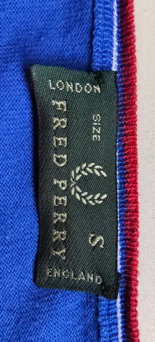 Fred Perry Maglietta Donna Blu Taglia M