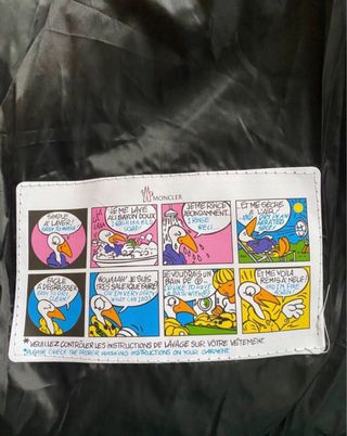 Chaqueta Moncler Negra Brillante