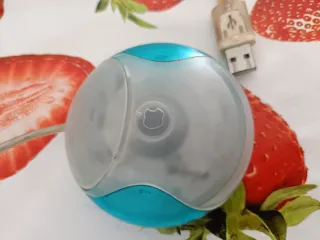 Ratón Apple M4848 azul y blanco