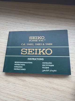 Reloj Seiko Kinetic Caballero