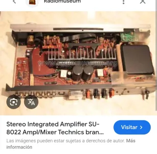 Technics SU-8022 Amplificador Integrado Estéreo