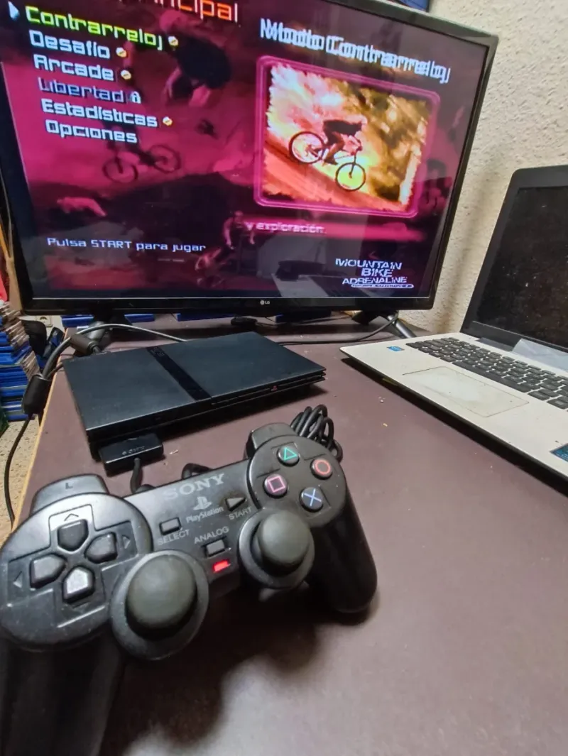 Consola PlayStation 2 Slim + Mando Dualshock 2 afbeelding 13