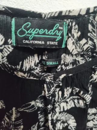 Blusa Superdry sin mangas Talla S