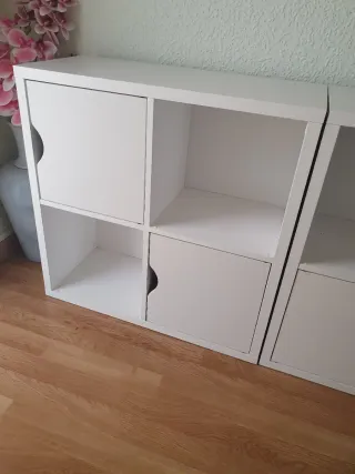 Mueble blanco modular 2x2