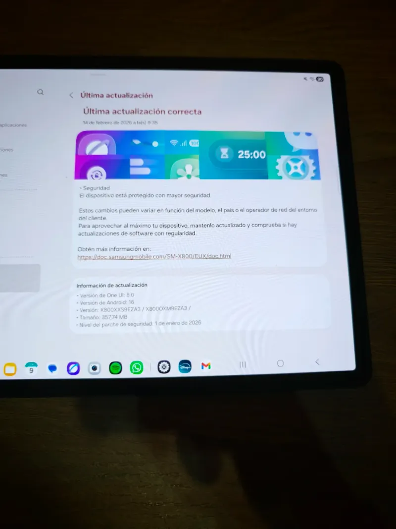 Samsung Galaxy Tab S8+ 128GB WiFi Negro afbeelding 8