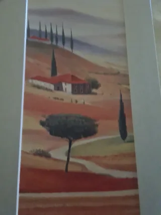 Cuadro paisaje toscano