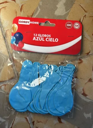 12 Globos por paquete
